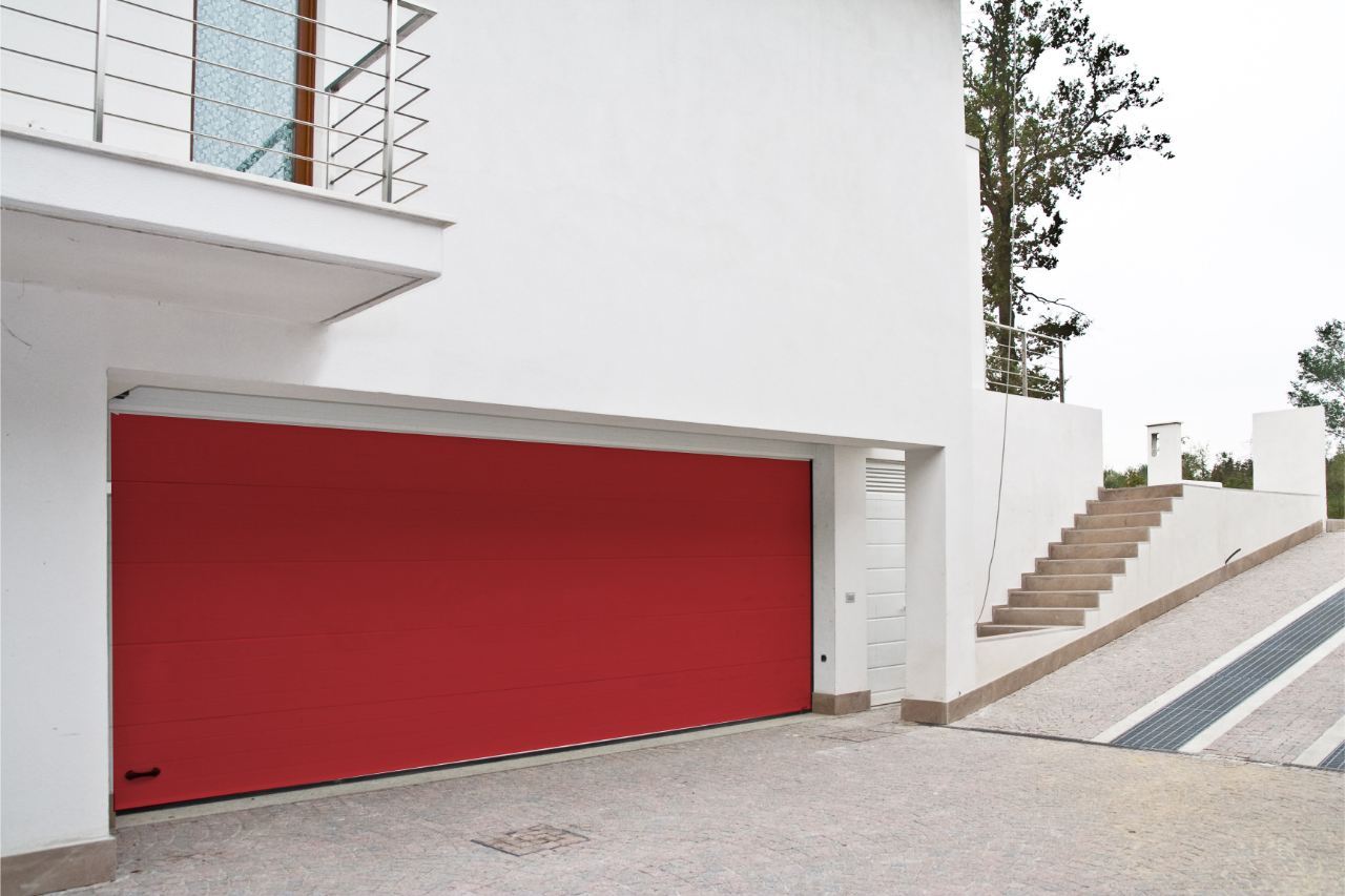 Iridium Doors portone sezionale residenziale rosso 139