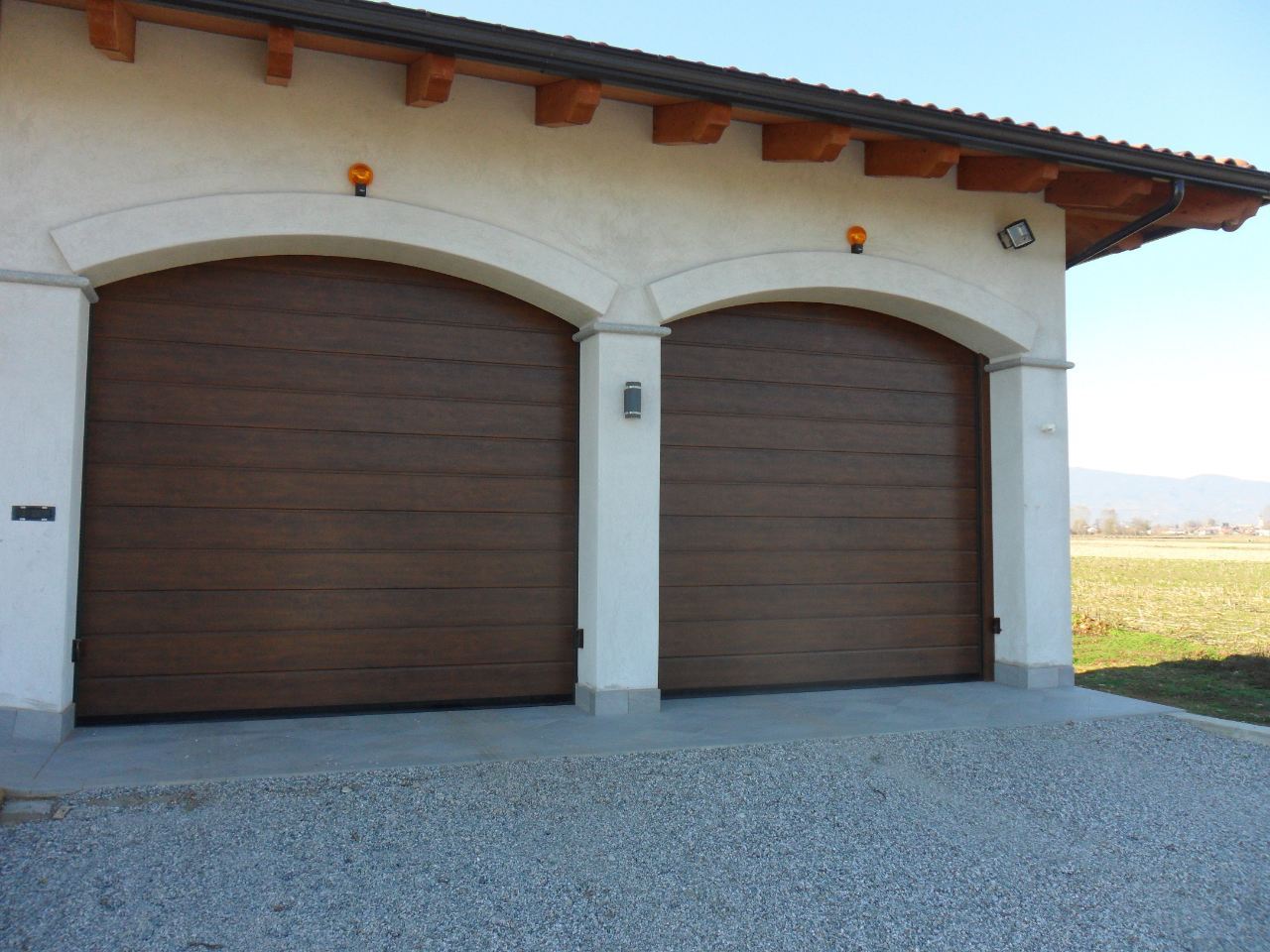 Iridium Doors Sezionali Bidoga simil legno noce scuro 75