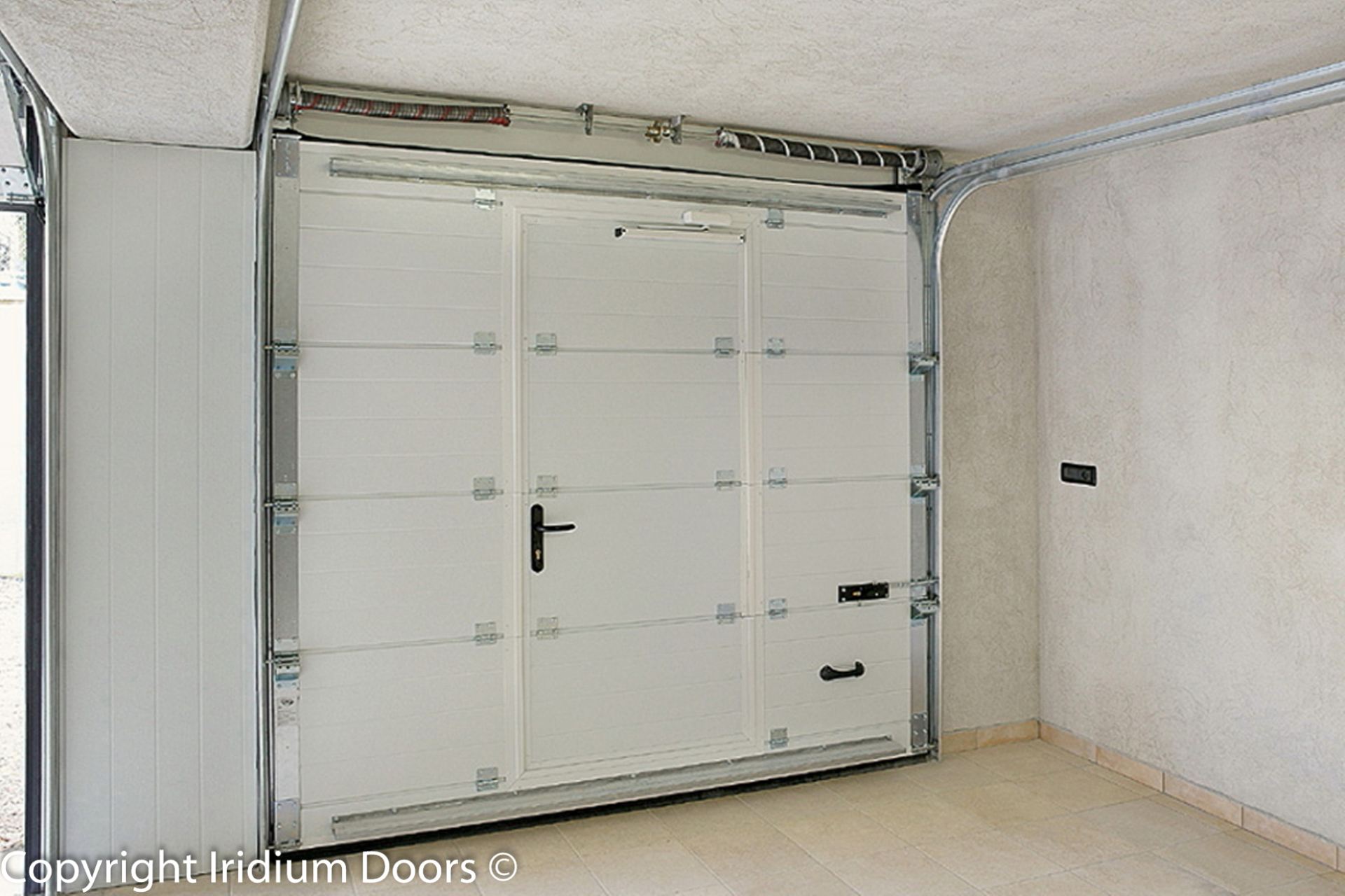 Iridium Doors Portone Residenziale con portina SCORPIO
