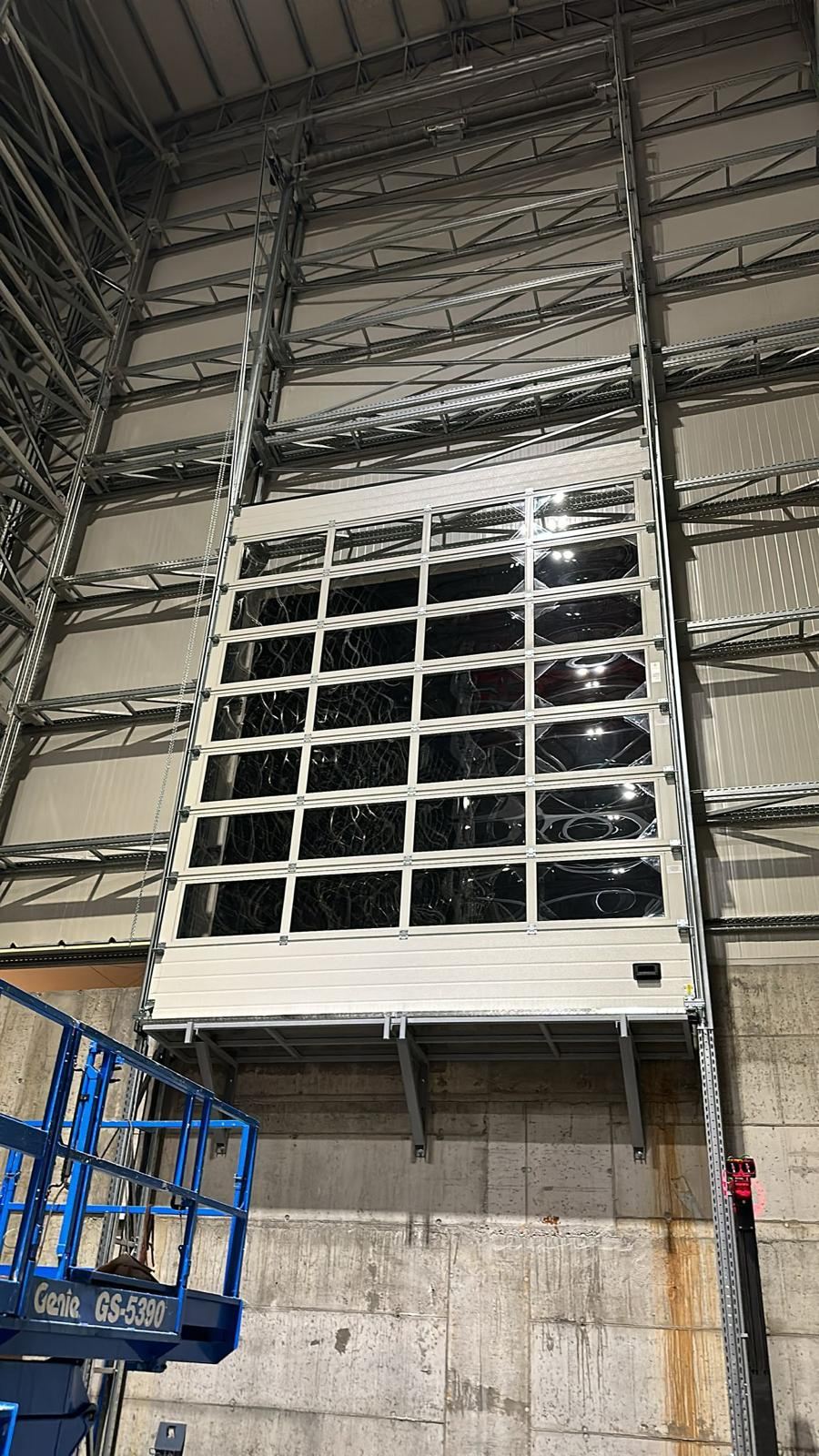 Iridium Doors Sezionale Industriale Vetrato ALCOR retro 2
