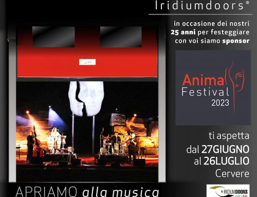Iridium Doors sponsor dell’Anima Festival di Cervere per i 25 anni di attività